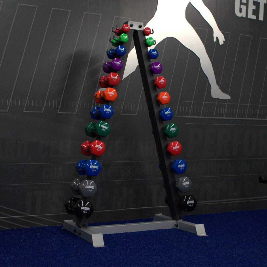 Gronk Fitness Vinyl Hex Dumbbells Gronk Fitness Products Variant(s) - LBWeight 25_1080x_678046bf-d346-4493-9f61-5e8f53fae16d