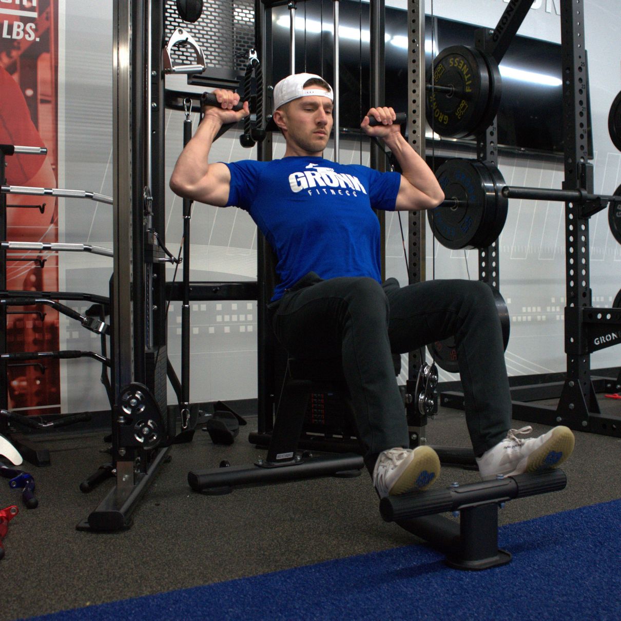 Gronk Fitness Utility Bench with Foot Support - Final Stock Gronk Fitness Products Bench; flat/incline/decline benches 4_de559a3d-0b3a-4093-8774-4c6eba615f67
