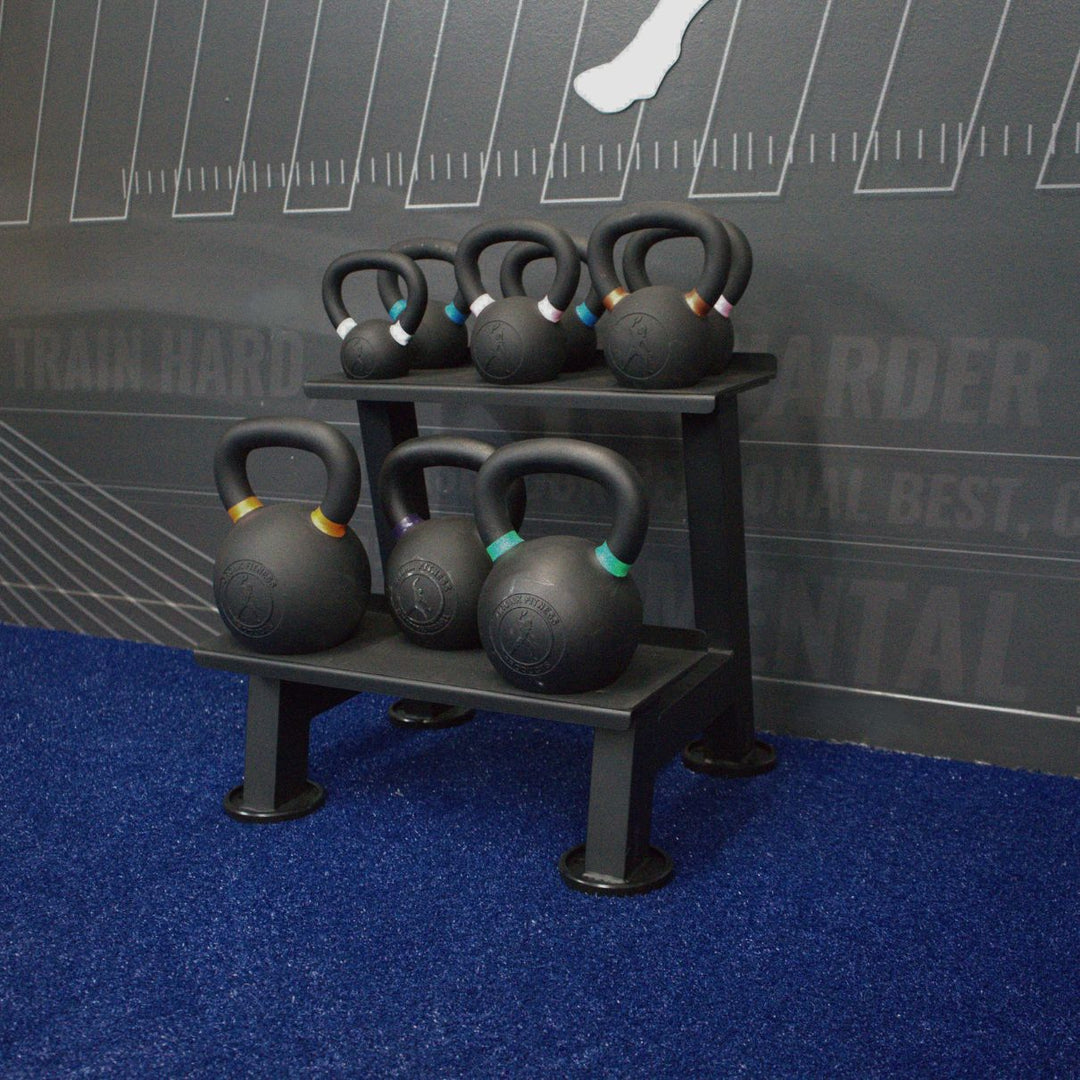Gronk Fitness Kettlebell Rack 2-Tier Gronk Fitness Products Dumbell racks, power block stand, plate and bar storage, kettlebell racks, ball racks 6_1080x_77d955ef-c0ec-4899-b36b-87b5ecf50cbf