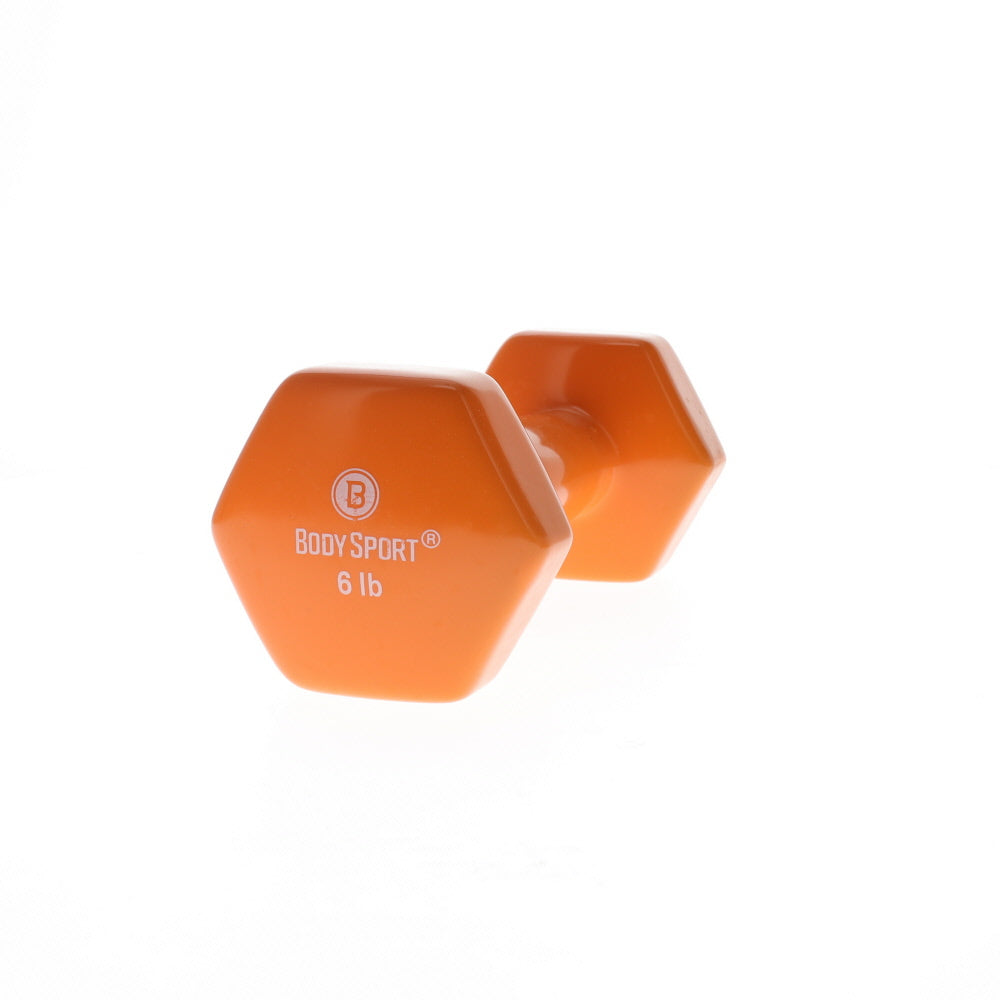 Elivate Body Sport Vinyl Dumbbells 6 lb Elivate Variant(s) - LBWeight BDSVDB06