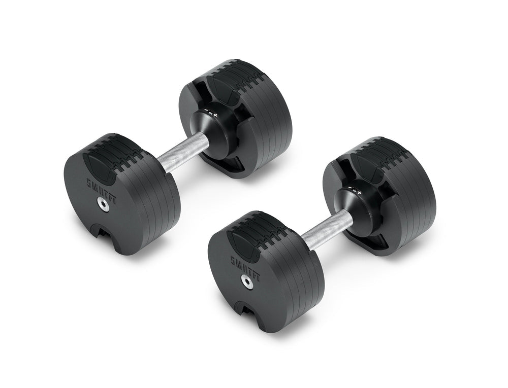 SMRTFT NÜOBELL 50lb Adjustable Dumbbell Set SMRTFT Variant(s) - Color BLACK_50_MBS50lb_solo_10