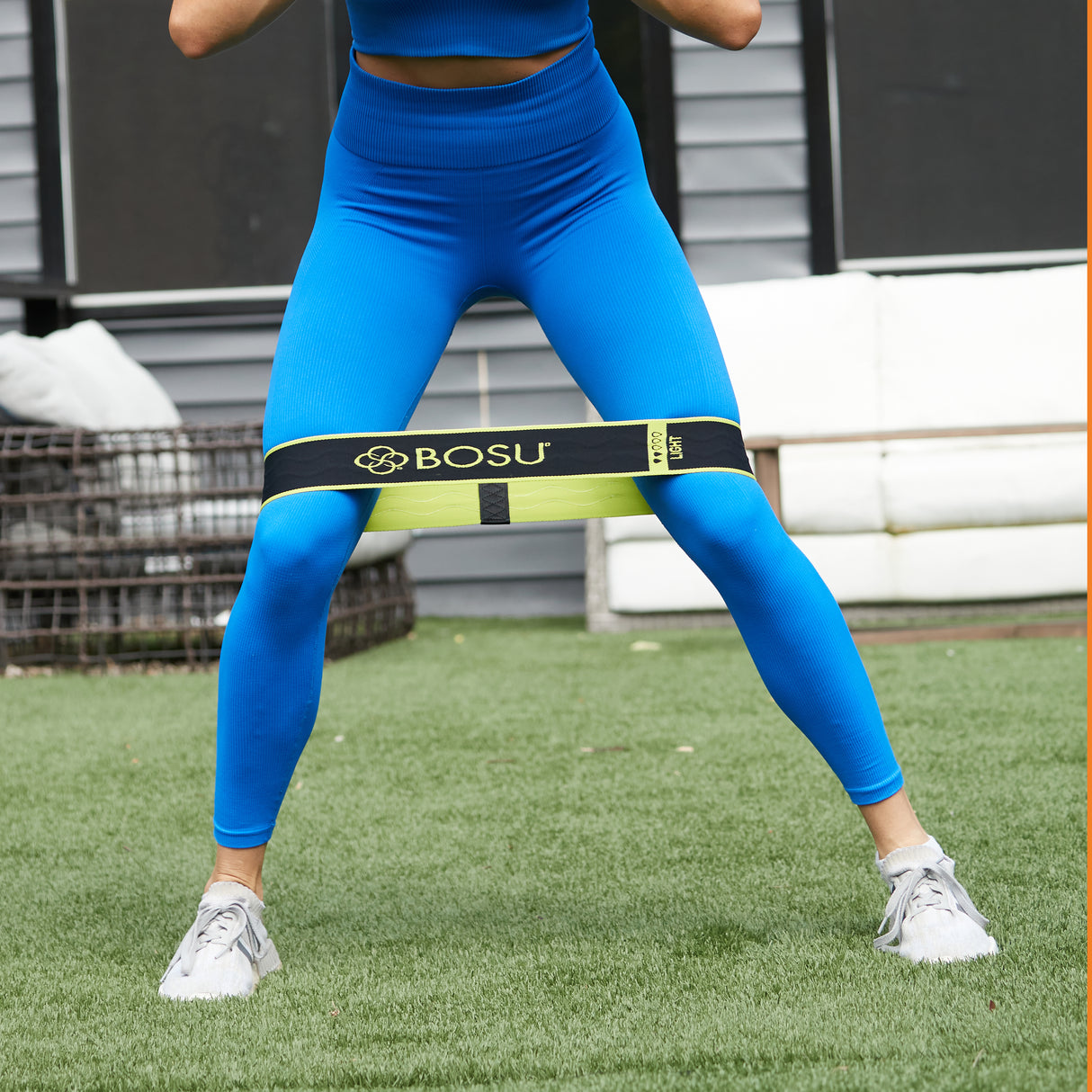 BOSU Fabric Resistance Bands (3 Pack) Bosu Bands and tubing BOSUFabricResistanceBandsLifeStyle1