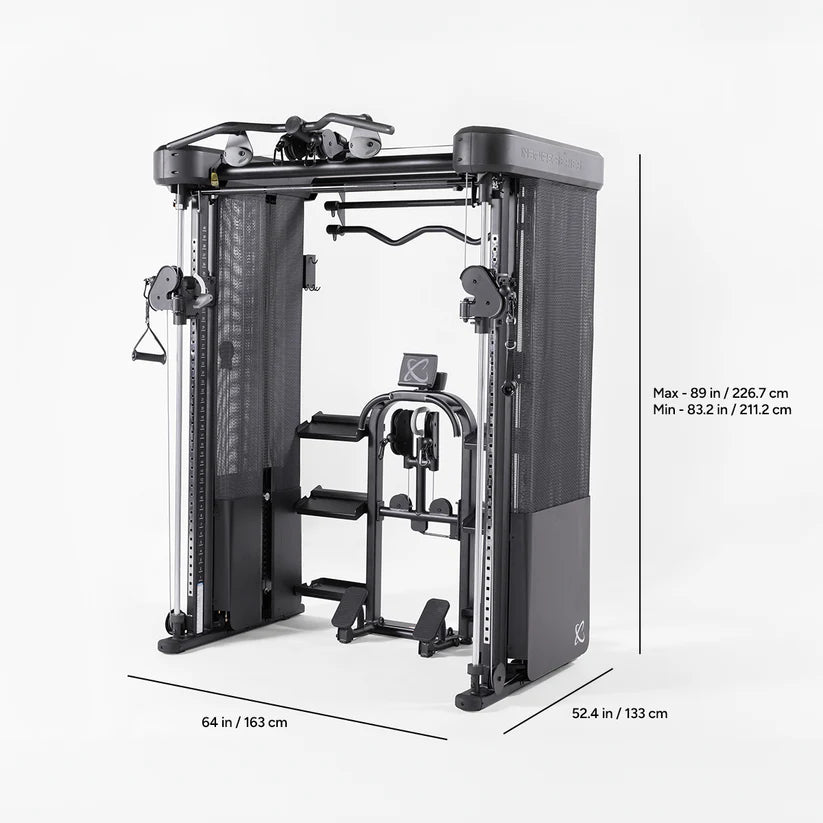 Inspire Series FT2 PRO Smith Functional Trainer Inspire Home Gym, labor intensive installation FT2-PRO_DIMENSIONS_1200x1200_1_1_itytwp_b78adc3f-553c-42b3-9465-422a80729cfb