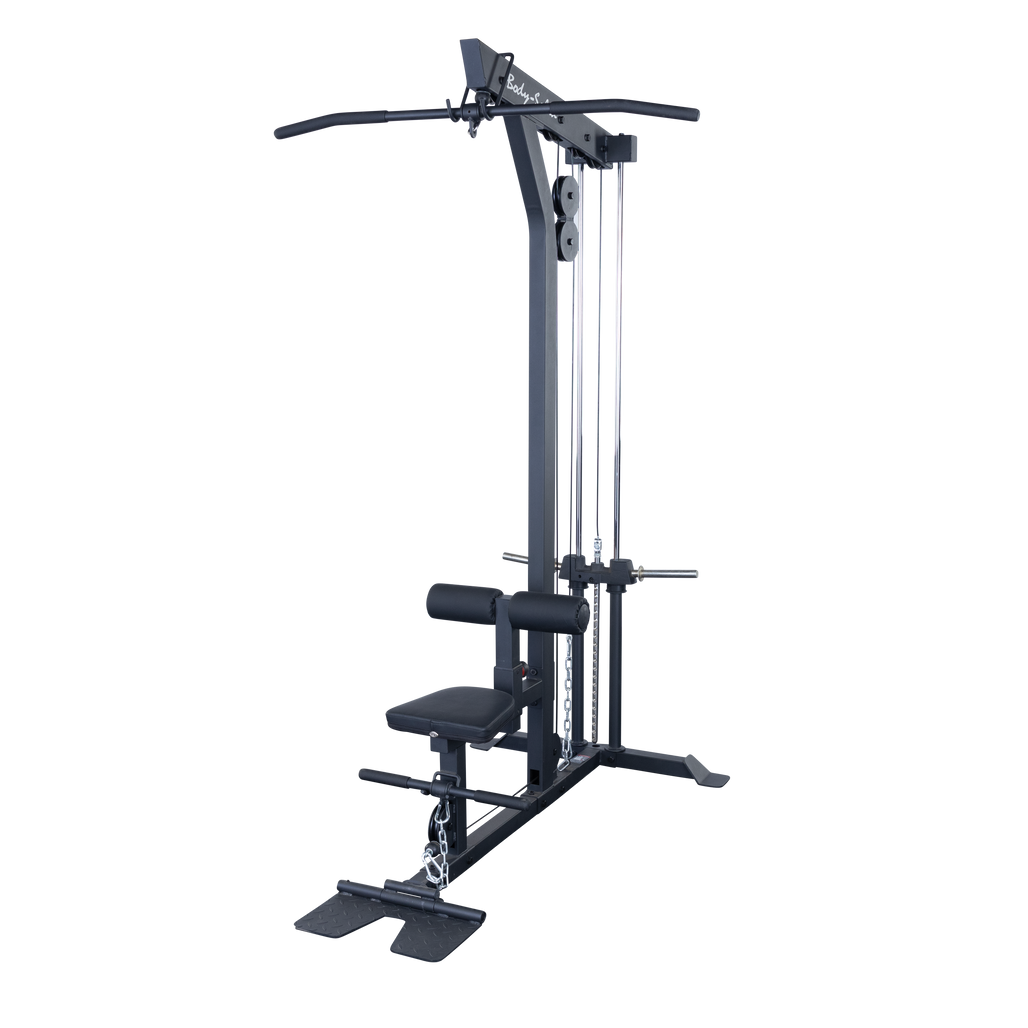 Body-Solid GLM85B Lat/Low Row Machine side angle view