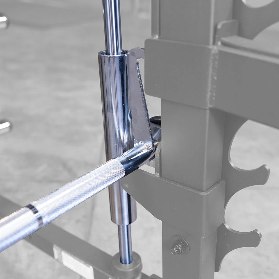 Body Solid GS348B Series 7 Smith Machine Body Solid Simple Basic Half / Power Rack, Smith GS348B_IMGL2606-fade-2500__00652.1735662627