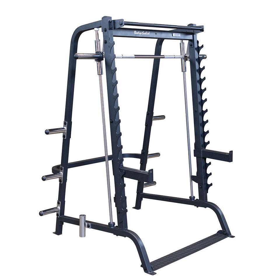Body Solid GS348B Series 7 Smith Machine Body Solid Simple Basic Half / Power Rack, Smith GS348B_IMGL3406__80992.1735662627