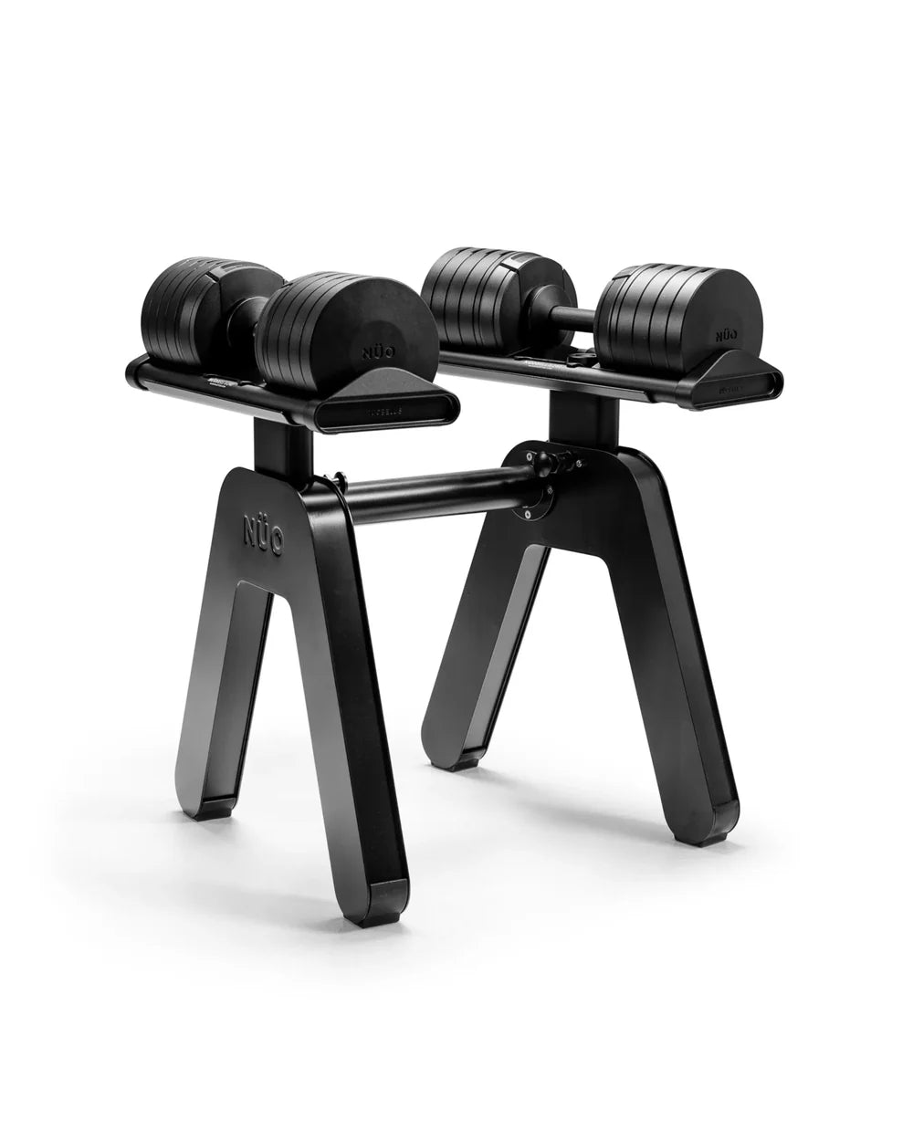 SMRTFT NÜOBELL Stand for 100lb - Double Leg (Black) SMRTFT Dumbell racks, power block stand, plate and bar storage, kettlebell racks, ball racks NuoBell_Stand_Black_1_2_1920px_f077eea6-68c7-4a0c-9039-92786c301d73_1_r9zktw