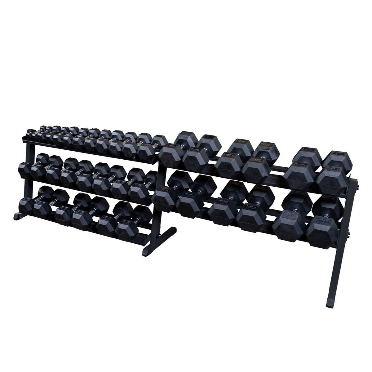 Body-Solid Dumbbell Rack (Black) Body Solid Accessory Storage Racks and Stands body-solid_dumbbell-rack-copy_view-4_5bdc5000-09b0-4351-a148-a6cd2a3c8d20