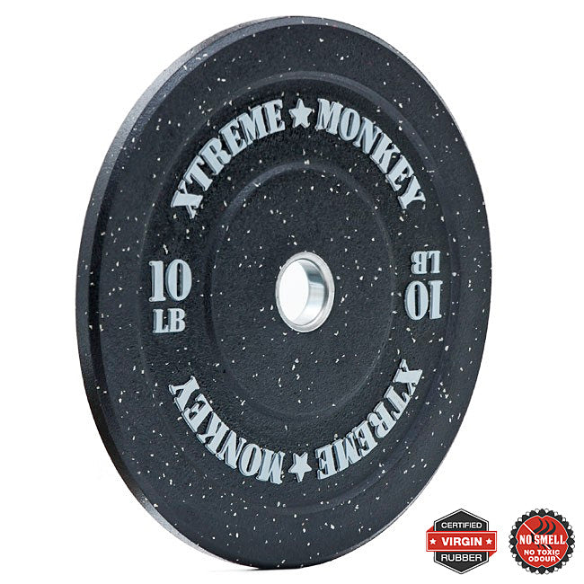 XM Fitness Crumb Rubber Bumper Plates 10 lb XM Fitness Variant(s) - LBWeight crumb-10