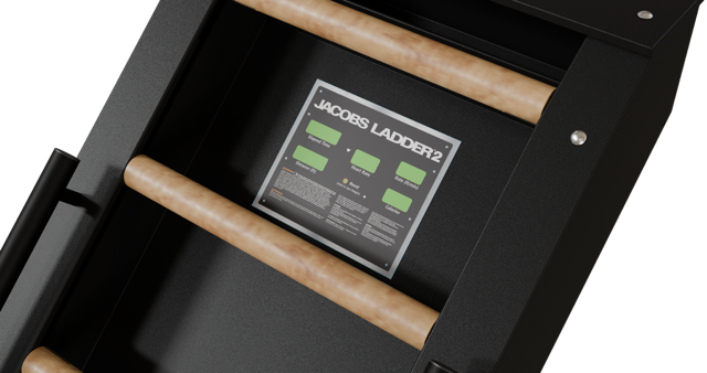 Jacobs Ladder 2 close-up of control panel and wooden rungs