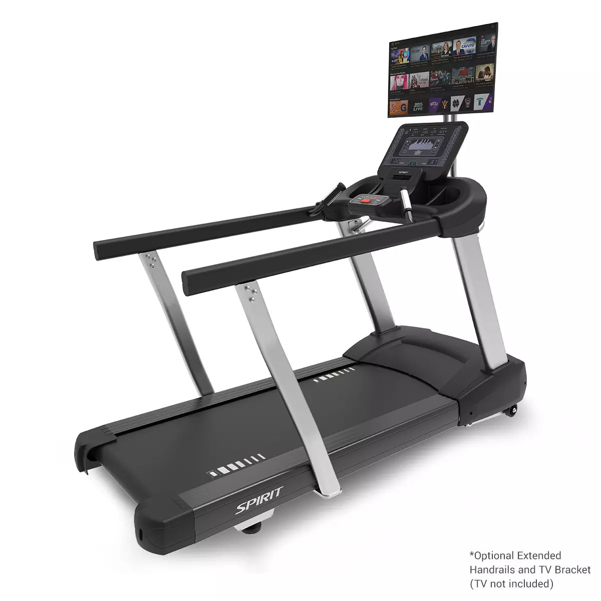 Spirit CT800 Treadmill - Final Stock Spirit Treadmill; Residentail Commercial Frame over 350lbs r_34_rear_view_tv-2_jpg_9be0ea38-3a74-4c90-8748-e1e3fb7e5d57