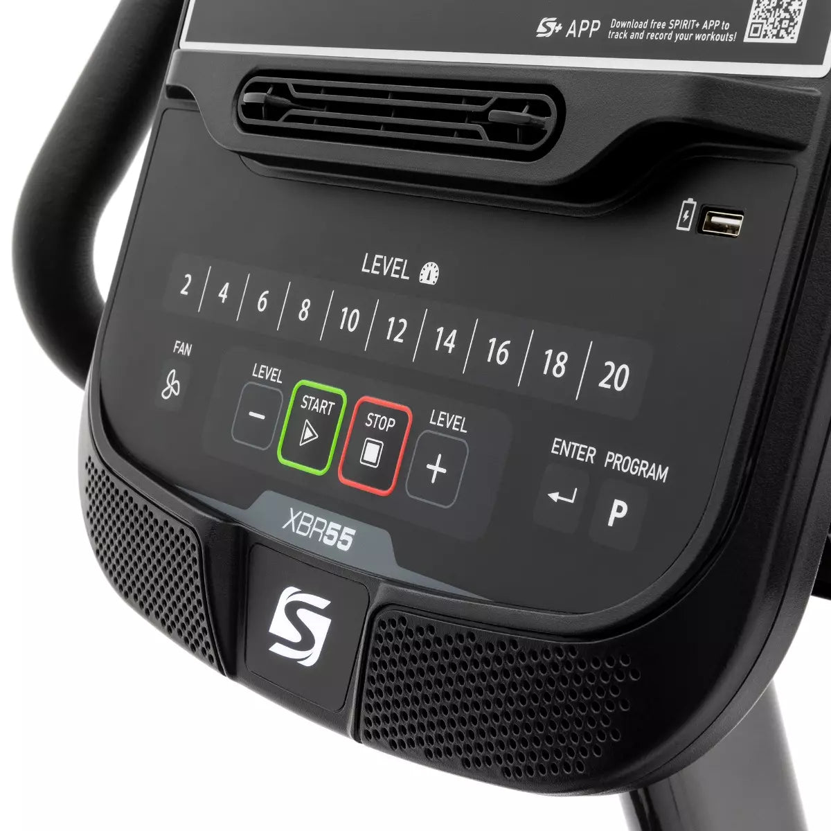 Spirit XBR55 Recumbent Bike Spirit Bike; Recumbent xbr55_wr_xbr55_buttons-right_jpg_3169fc2f-bb6c-4846-8639-f399a5ec4e9e