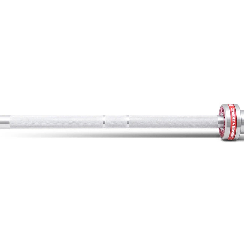 XM Fitness Mens Olympic Lifting Bar 1500lbs Capacity XM Fitness Lifting bars, weight bars, dumbbell handles XtremeMonkeyMensLiftingBar1500lbsbargrip