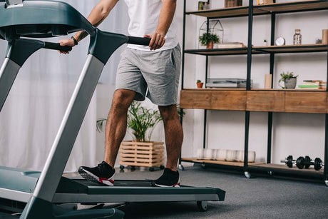 Walking on a treadmill to lose weight