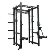 Gronk Fitness Gridiron Full Power Rack angled studio view