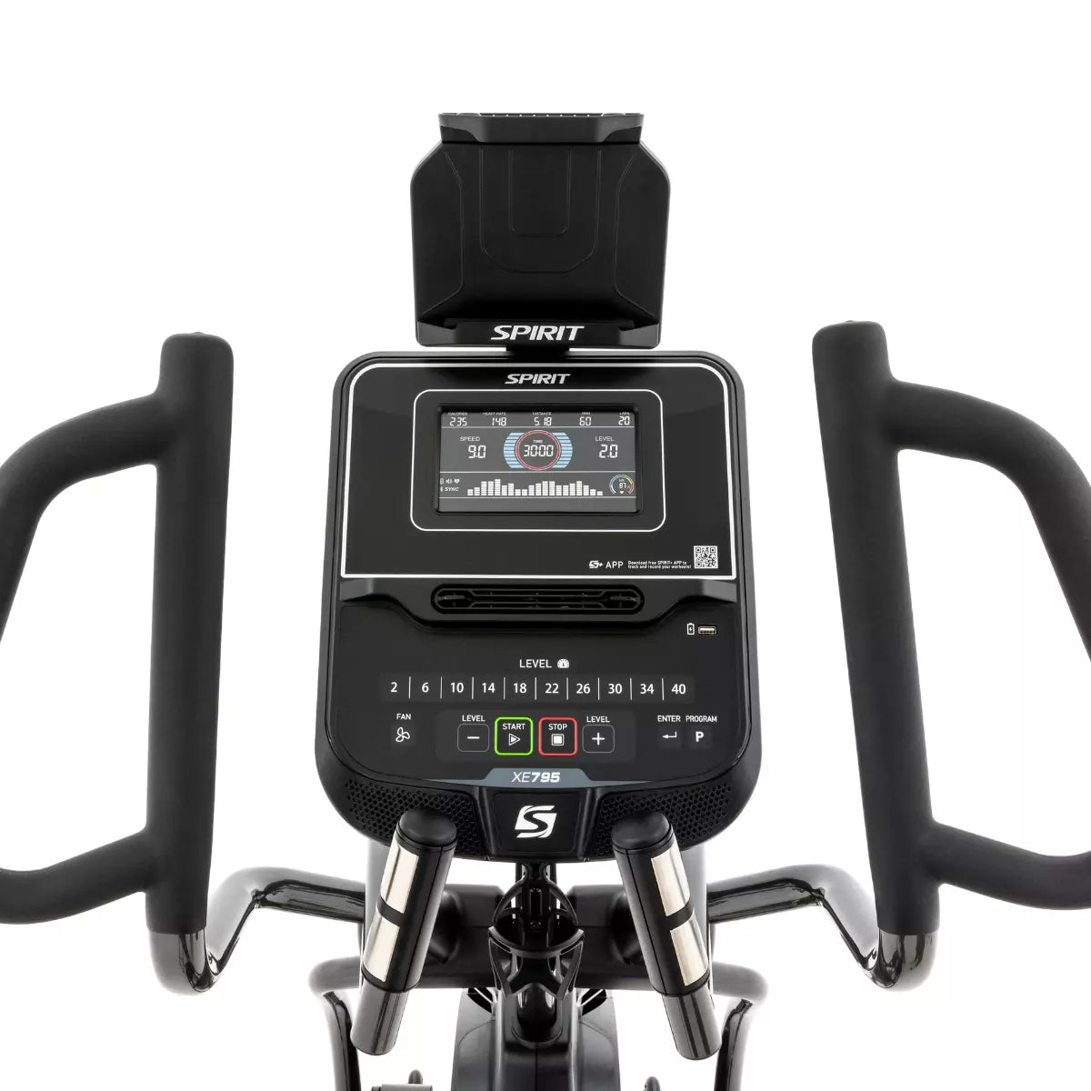 Spirit Fitness XE795 Light Commercial Elliptical Spirit Elliptical, ARC, Zero Runner, Seated Elliptical 2_2_1_png