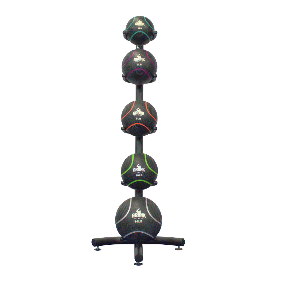 Gronk Fitness Medicine Ball Rack (Fits 5 Balls) Gronk Fitness Products Dumbell racks, power block stand, plate and bar storage, kettlebell racks, ball racks 3_1080x_00e64be7-2303-4ff1-bb10-195f6614a4c4