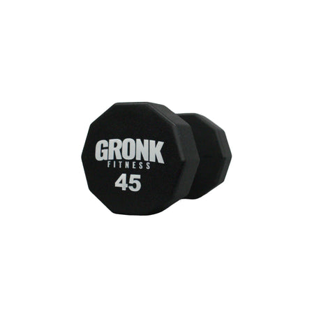 Gronk 10 Sided Urethane Dumbbells 45 lb Gronk Fitness Products Variant(s) - LBWeight 45_a43d58cd-edaf-4cbd-b2e5-fc868fa75931