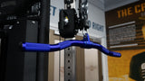 Gronk Fitness curl bar side view on machine