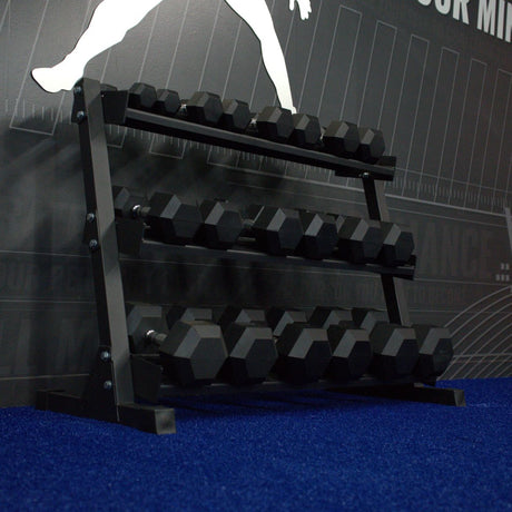 5-50 lb Dumbbell Set with 3-Tier Rack Gronk Fitness Products Dumbell racks, power block stand, plate and bar storage, kettlebell racks, ball racks 4_9fca286c-2eb2-4016-ae03-8b864c6f4283