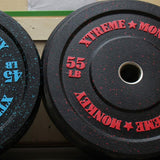 XM Fitness Crumb Rubber Bumper Plates XM Fitness Variant(s) - LBWeight 55-2-crumb