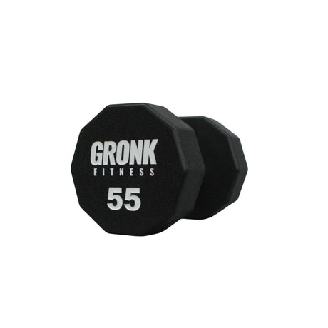 Gronk 10 Sided Urethane Dumbbells 55 lb Gronk Fitness Products Variant(s) - LBWeight 55_23cd35c1-ccbe-465c-9a8e-1fd123fa43ad