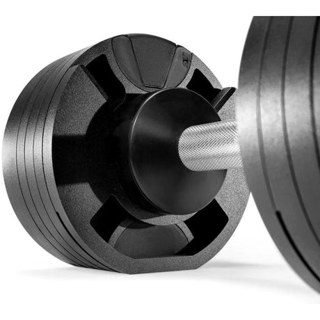 SMRTFT NÜOBELL 80lb Adjustable Dumbbell Set SMRTFT Variant(s) - Color 80blksideshot
