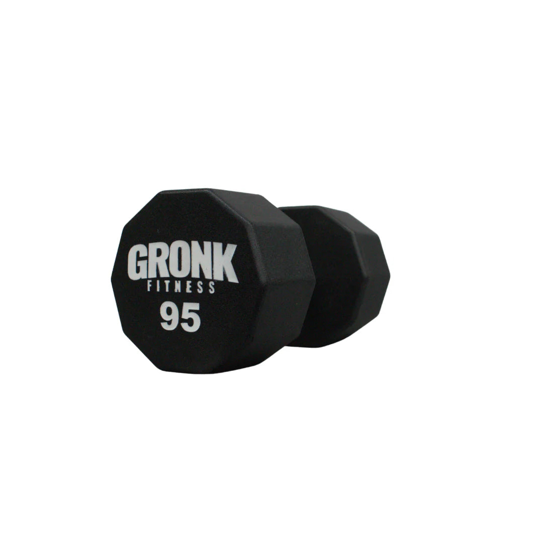 Gronk 10 Sided Urethane Dumbbells 95 lb Gronk Fitness Products Variant(s) - LBWeight 95_9d3a4760-b3b8-4168-8af7-66ae73207cd1