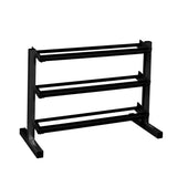 Body-Solid Hex Dumbbell Set with Rack (SDRS550 with BFDR10B) - Body Solid 3 Tier Dumbbell Rack (Black), view 7