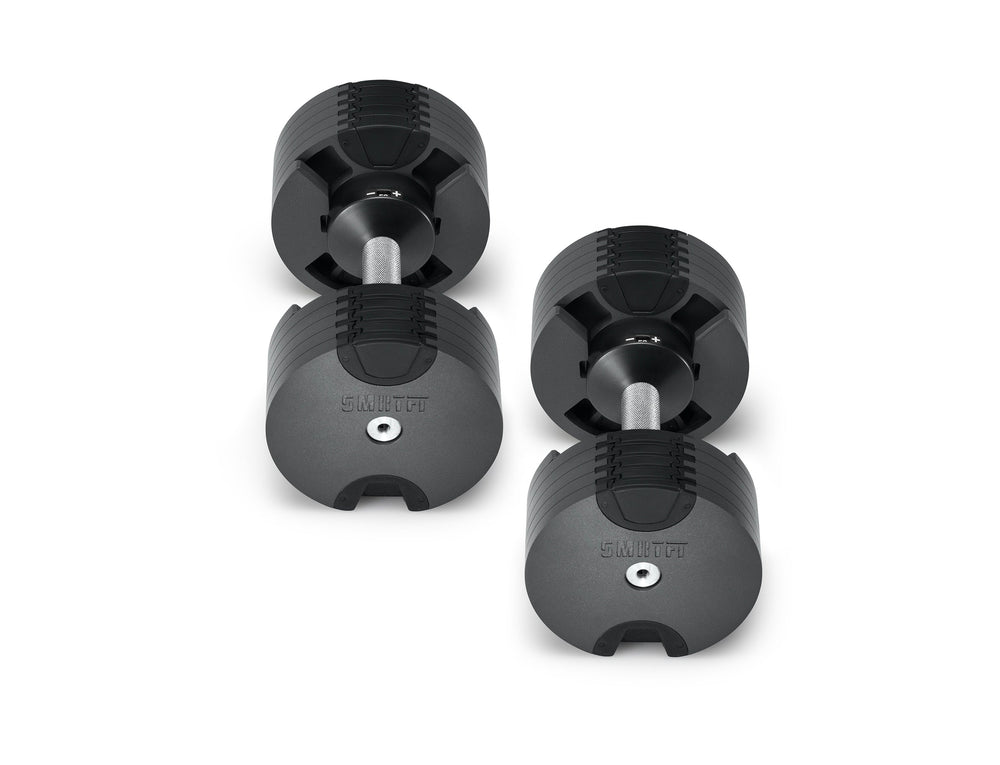 SMRTFT NÜOBELL 50lb Adjustable Dumbbell Set SMRTFT Variant(s) - Color BLACK_50_MBS50lb_solo_07