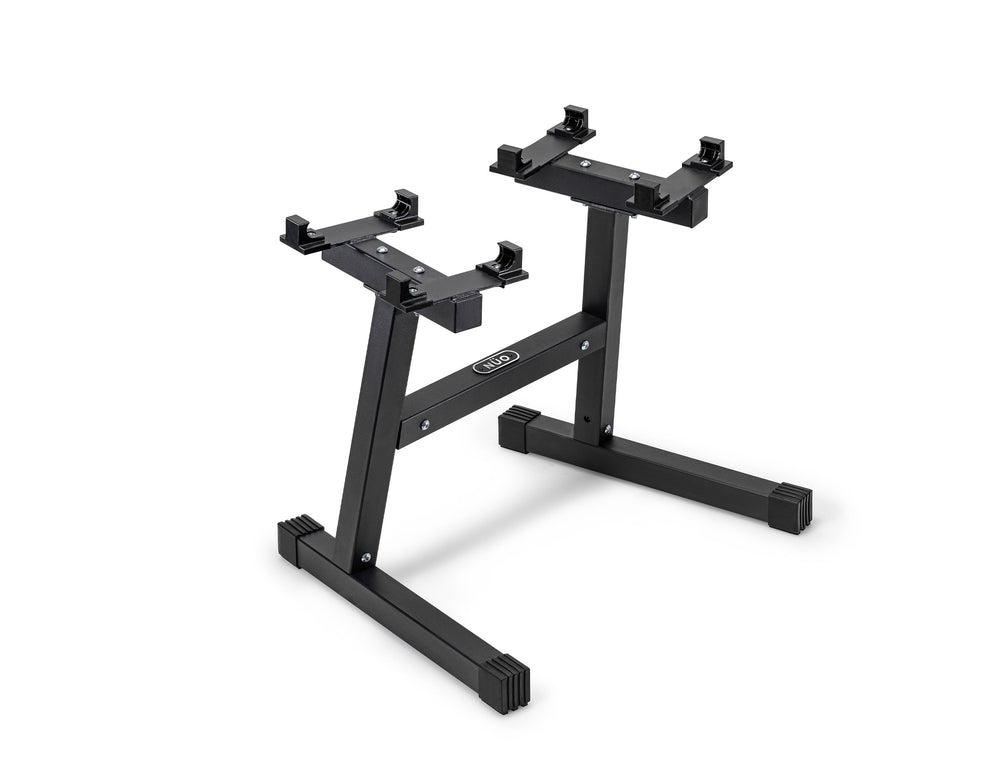 SMRTFT NÜOBELL Stand - Double Leg (Black) SMRTFT Dumbell racks, power block stand, plate and bar storage, kettlebell racks, ball racks DLBS_3