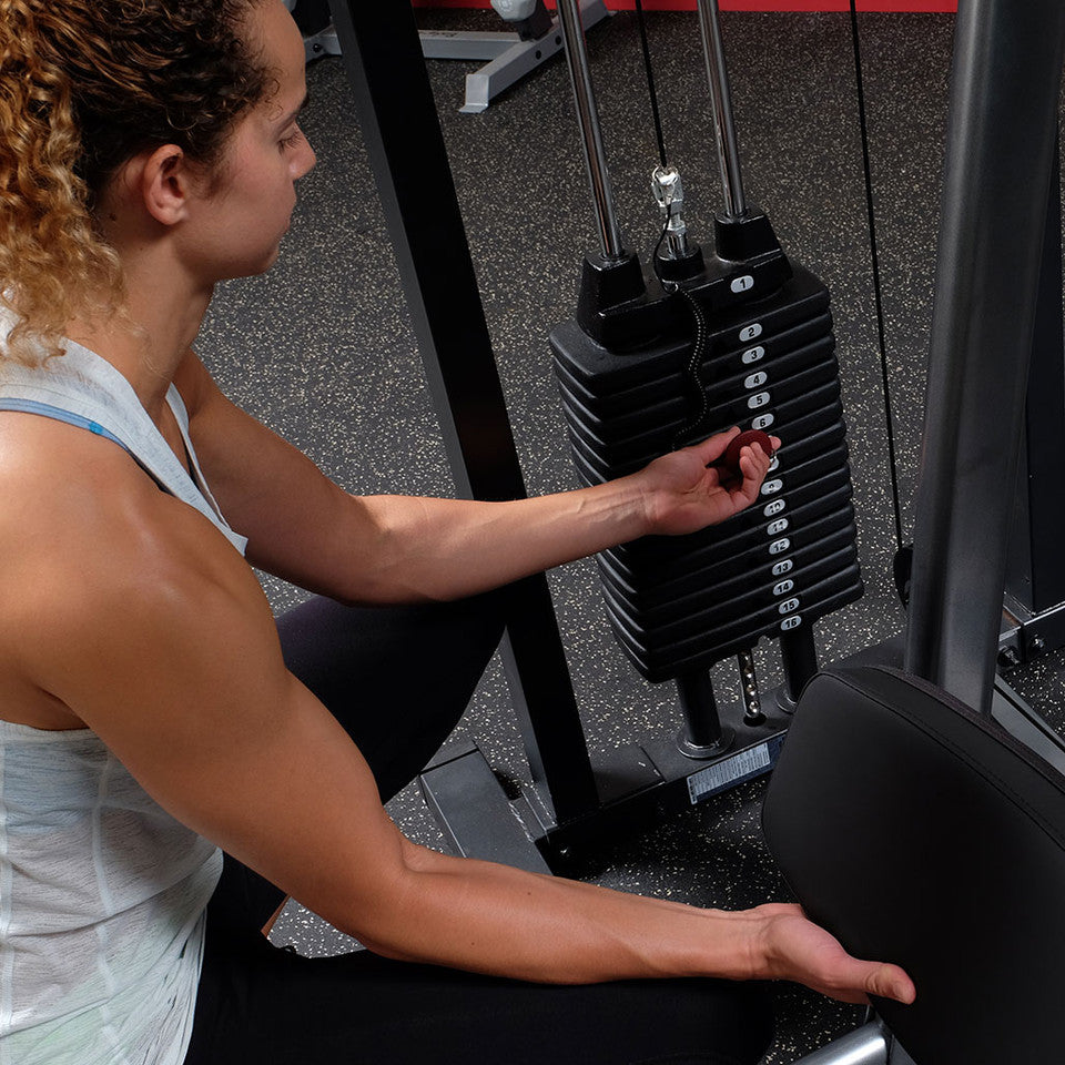 Body Solid FCD-STK Pro Select Weight Assist Chin-Up Dip Body Solid Home Gym, Small; Single stack or a-frame double stack (functional trainer). 5 functions or less DSCF7969__47123.1735662094_a350ba96-a641-4ab1-b1d2-2060ba5308e0