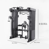 FT2 PRO Fully Loaded | Includes Adjustable Bench | Leg Extension / Leg Curl Attachment Inspire Smith Machine FT2-PRO_DIMENSIONS_1200x1200_90d63230-3f8c-47fd-aebe-9cd625a207e2
