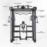 FT2 PRO Fully Loaded | Includes Adjustable Bench | Leg Extension / Leg Curl Attachment Inspire Smith Machine FT2-PRO_FEATURES_1200x1200_54834d6c-0f2c-4695-b777-b5c1893ba886