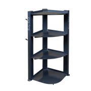 Body-Solid GAR75 Corner Storage Rack — front cutout