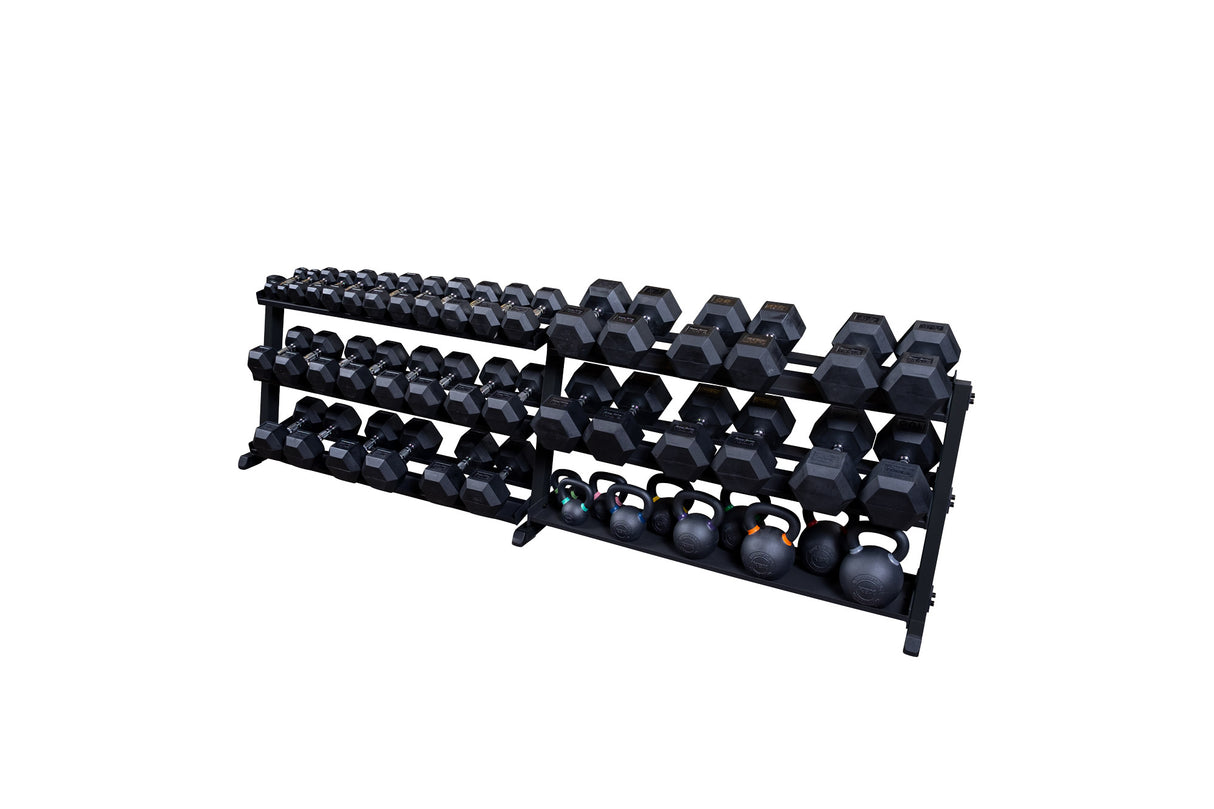 Optional 3rd tier Dumbbell Shelf for Rack (GDR60B) Body Solid Rack Addon Bolton GDR60_DSF2419-Cut-FakeBLK_4dc7df73-2b4c-4a1f-aa4b-372b91e28a17