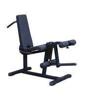 Body Solid GLCE365B side view with padded seat and rollers
