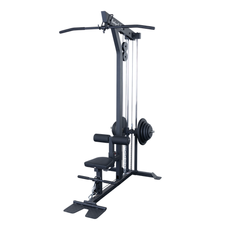 Body-Solid GLM85B Lat/Low Row Machine front angle view