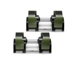 SMRTFT NÜOBELL 50lb Adjustable Dumbbell Set Tactical Green SMRTFT Variant(s) - Color GREEN_50_1