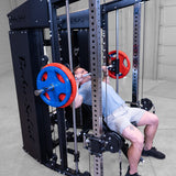 Body-Solid GSFR100 with man performing incline bench press