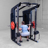 Body-Solid GSFR100 with man performing squat