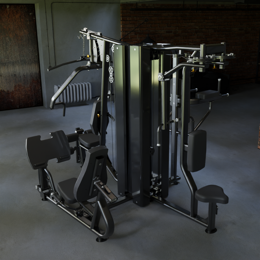 IRONAX X4S Four Station Multi-Gym Ironax Extreme Gyms EXM3000LPS, FSF3 IRONAXGYM11_a295bb42-a547-4d00-a7fb-23f9f11a4d09
