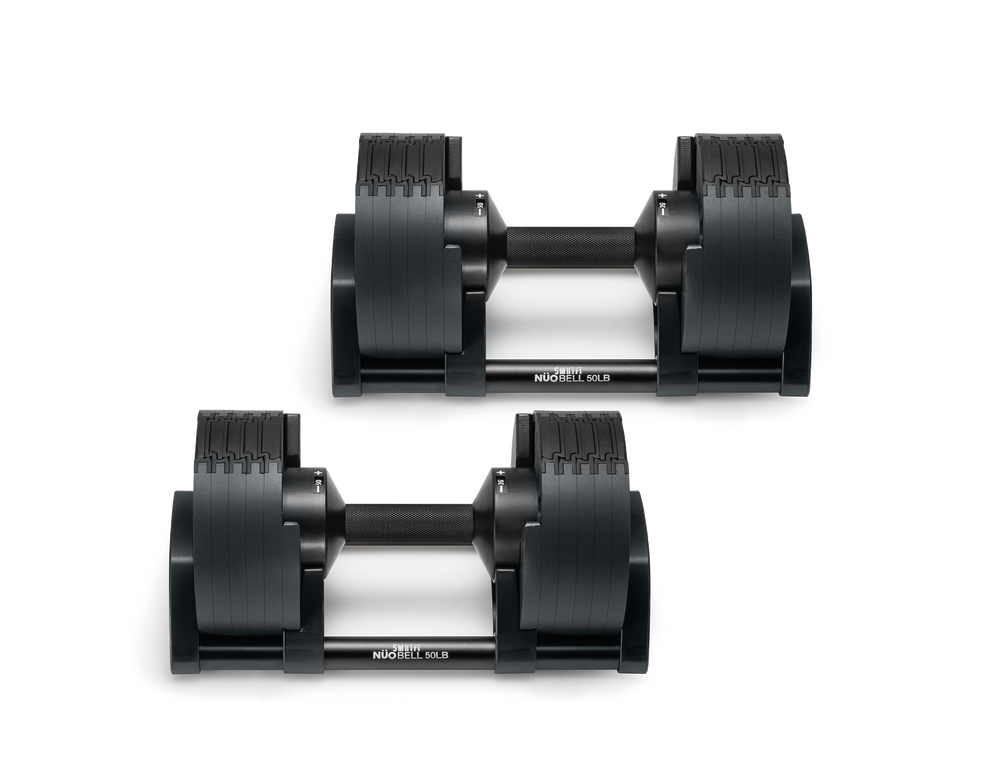 SMRTFT NÜOBELL 50lb Adjustable Dumbbell Set Matte Black SMRTFT Variant(s) - Color MB50_1