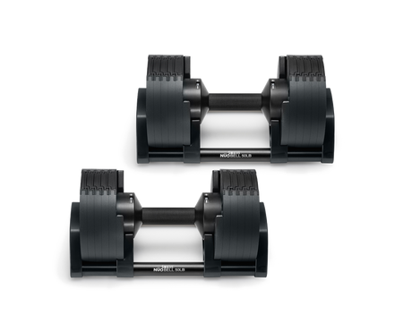 SMRTFT NÜOBELL 50lb Adjustable Dumbbell Set Matte Black SMRTFT Variant(s) - Color MB50_1