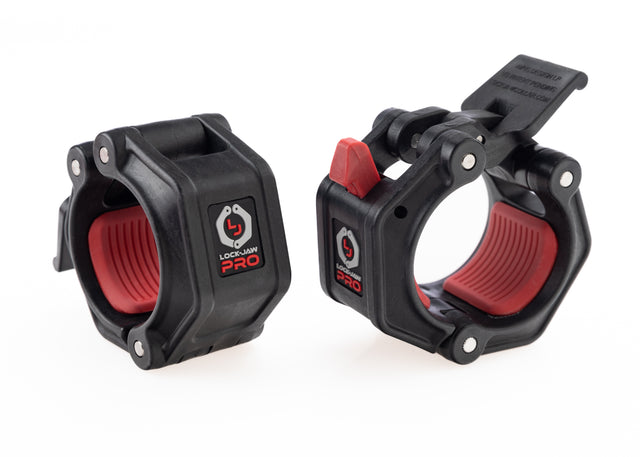 Lock-Jaw Pro 2 Collars Lock Jaw Lifting bar attachments (eg landmine, row handles, chains, collars, sleeves, barbell pad, manta ray) PR2-BLK_1