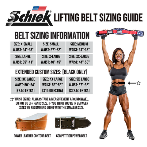 Schiek Model 510 Cross Training, Biking, Cycling, & Fitness Gloves Schiek Variant(s) - Size SCHIEK_LIFTING_BELT_SIZING_GUIDE_1_480x480_a95e5699-cb58-47a0-8025-5d1f548bfc69