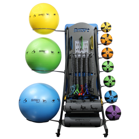 Smart Elite Self-Guided Commercial Package Prism Dumbell racks, power block stand, plate and bar storage, kettlebell racks, ball racks Smart-Elite-Self-Guided-Commercial-Package-1