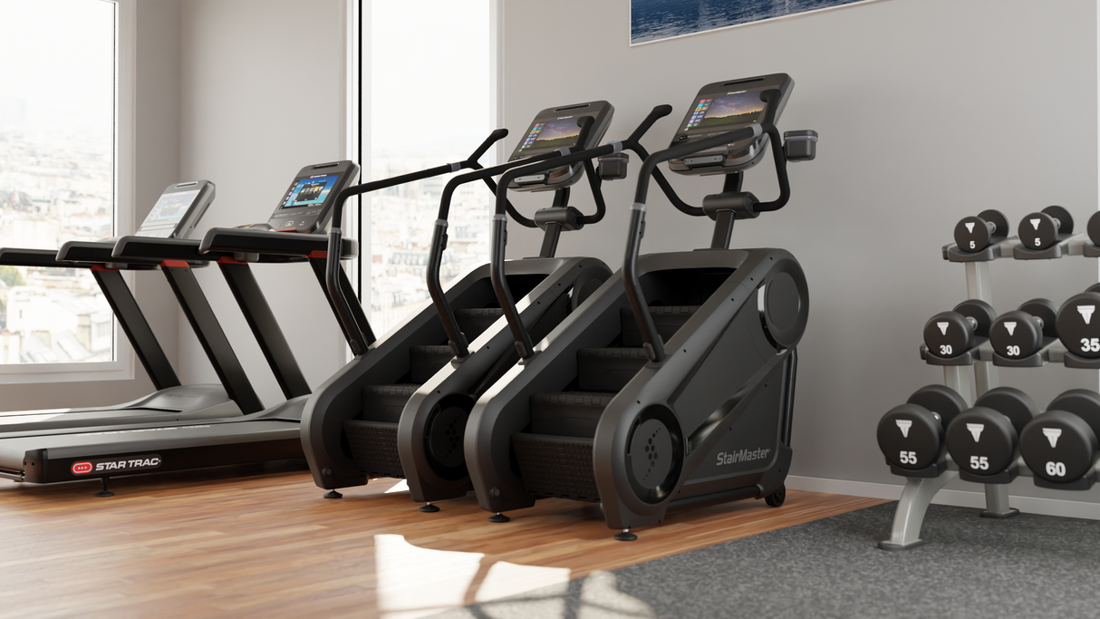 Stairmaster 4G - 10″ LCD Console Stairmaster Powermill, Spirit CSC900 StairMaster-4G-Hotel-3-Lifestyle-Image_1800x1800_34620fde-d40b-4af4-b04a-4d1f253f120f