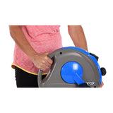 Stamina Mini Exercise Bike with Smooth Pedal System, Blue Stamina Aerobics; aerobic step, HR straps WEB2HGH15-0141.6