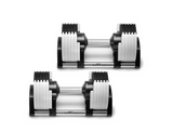 SMRTFT NÜOBELL 50lb Adjustable Dumbbell Set White Ash SMRTFT Variant(s) - Color WHITE_50_1